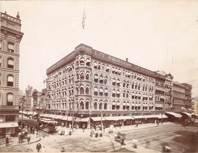 Lit Brothers, Market Street at 8th, Northeast corner, 1898 by American Photographer